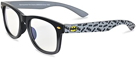 באטמן כחול אור משקפיים לילדים מחשב משקפיים עם תיק נשיאה | כחול אור חסימת משקפיים עבור בני ילדי של